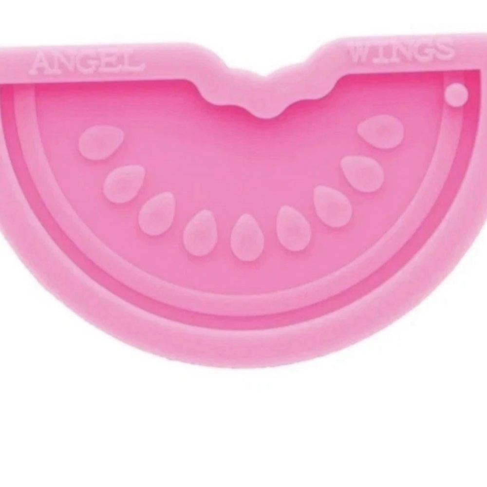 Pink Silicone Watermelon Slice Mold